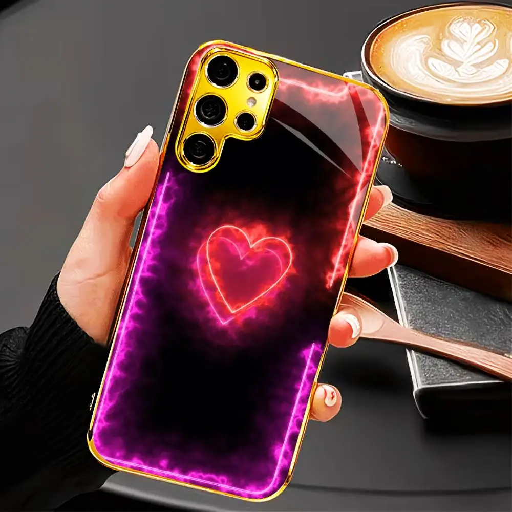 Love faddish cellphone new Bestseller model PhoneCase Glass PhoneCase for Samsung Galaxy S26 S25 S24 S23 S22 FE,Ultra,Plus