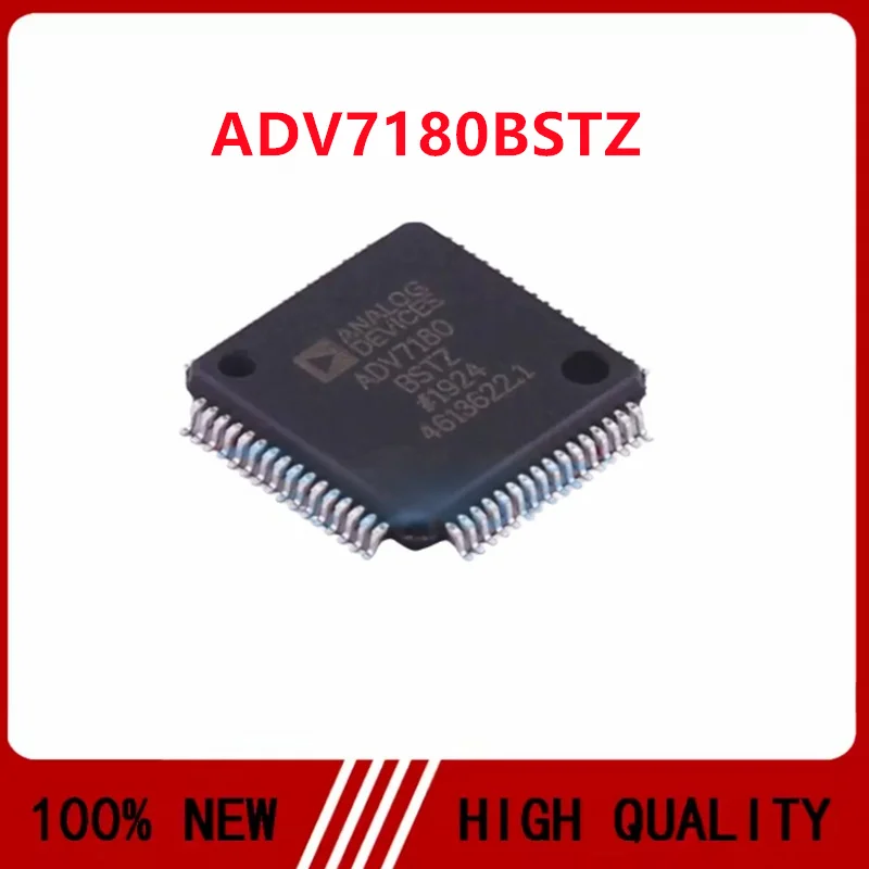2PCS/LOT ADV7180BSTZ ADV7180BSTZ-REEL ADV7180 QFP64 Integrated circuit IC ch