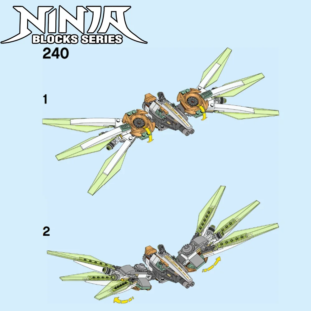 876 stücke Ninja Eis Serie Lloyd Titan Mech Roboter DIY Bausteine Sets mit Figuren pädagogisch kompatiblen Spielzeug für Kinder