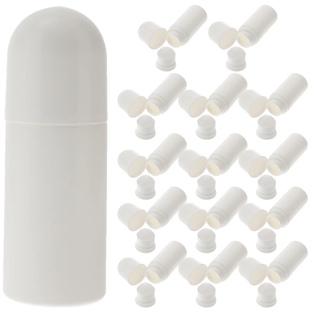 

15 Pcs Essential Oil Bottle Deodorant Roller Ball Plastic Scent Water Refillable Bottles Empty Travel Perfume Sample