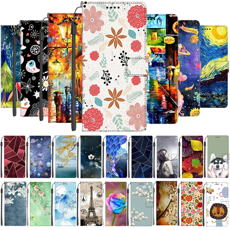 Fashion Flip Case for Xiaomi Redmi Note 13 Pro 4G Cover Leather Book Shell for Xiaomi Redmi Note 13 4G Case Note13 Wallet Holder