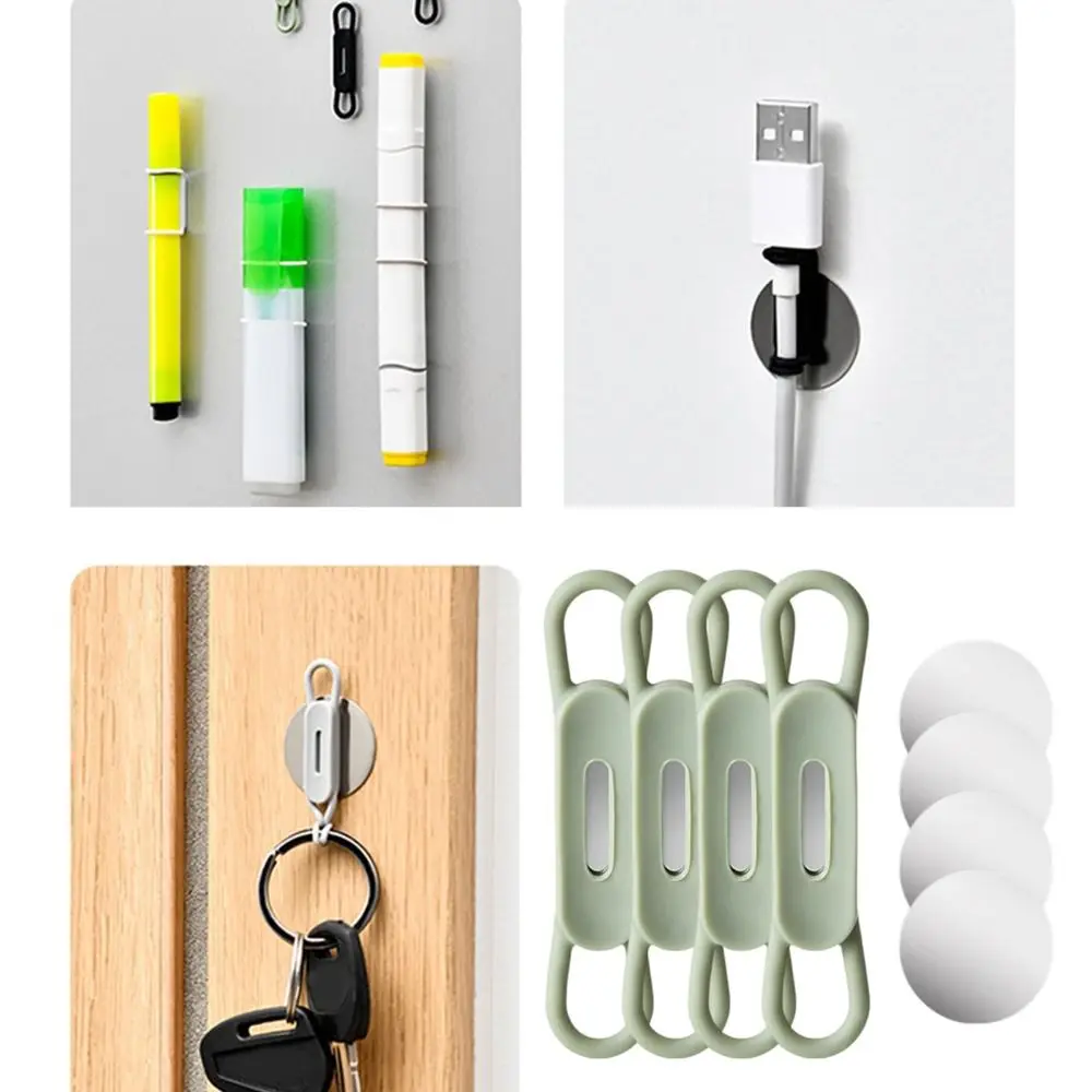 مادة السيليكون حامل القلم المغناطيسي قابل للتعديل المنقولة المغناطيسي الجاف محو علامة حامل انحناء القلم السحابة #3