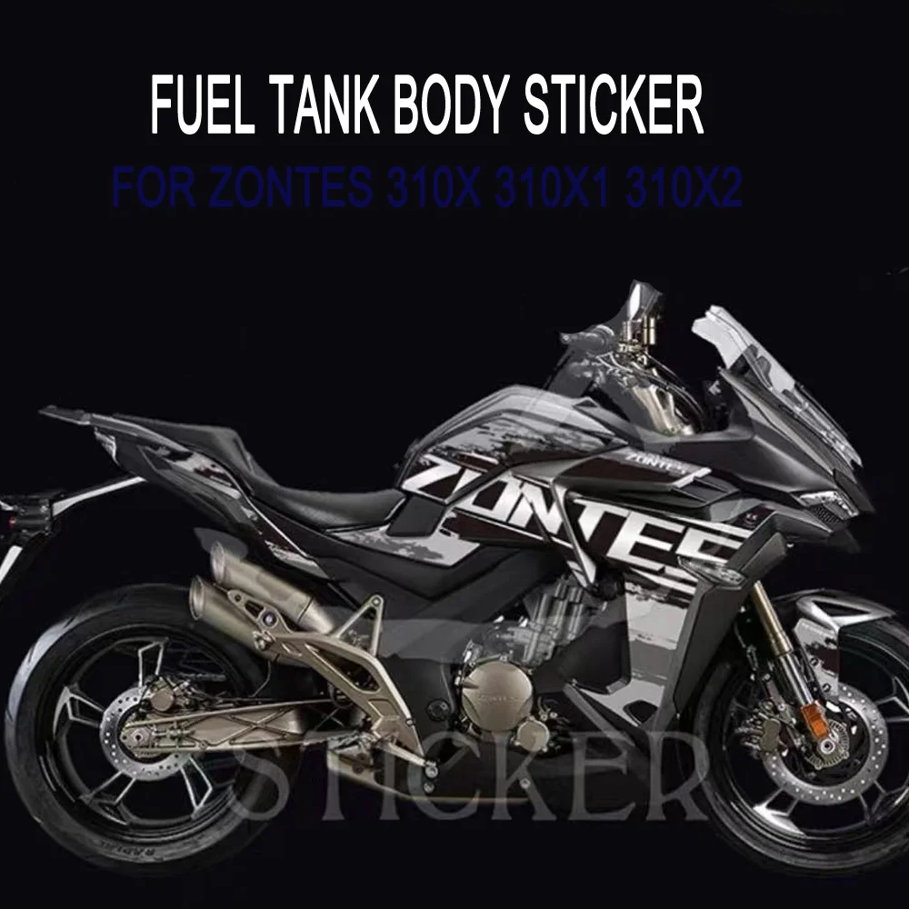 

Motorcycle Fuel Tank Sticker 310X 310X1 310X2 Body Decal Protection For Zontes 310 X 310 X1 310 X2