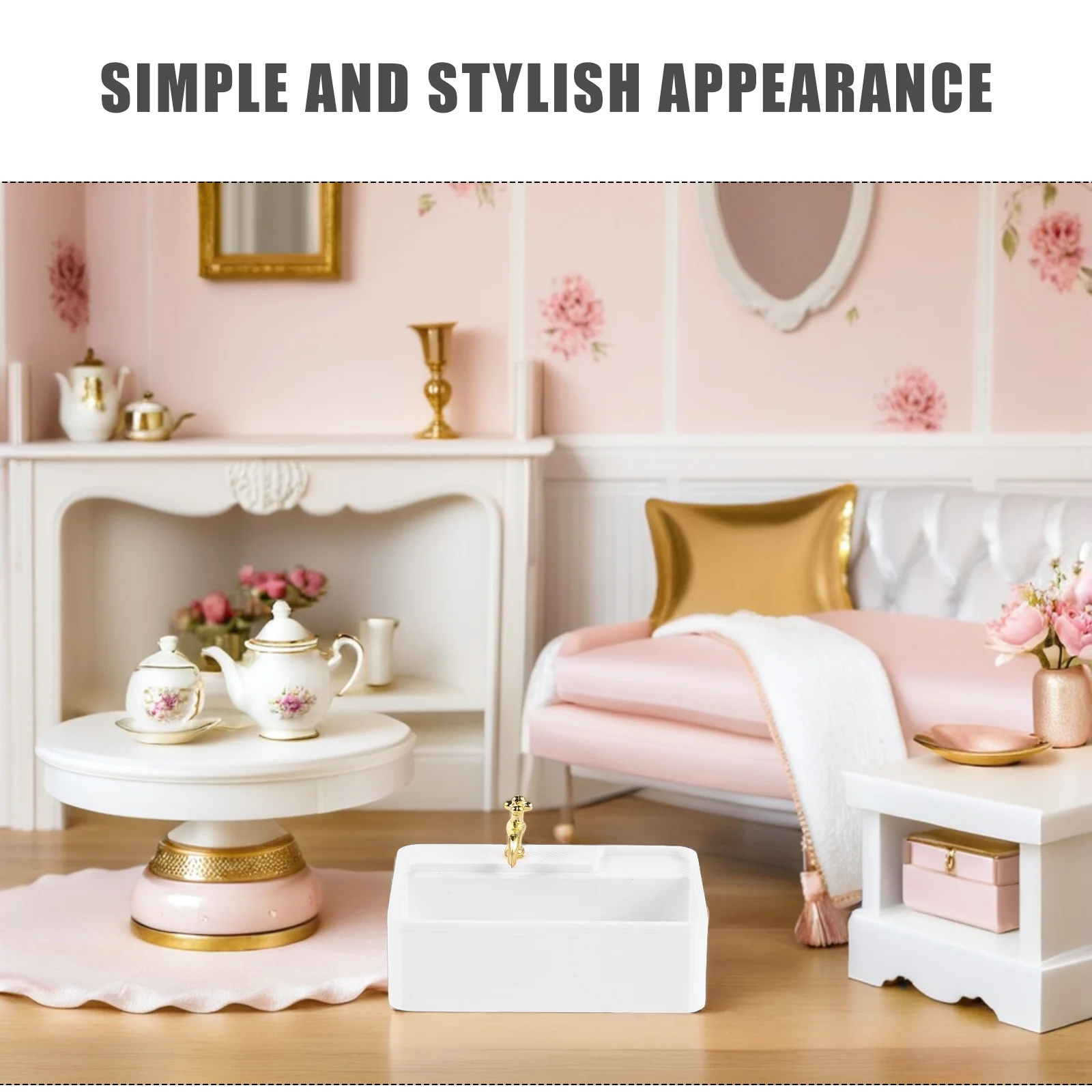 2 pçs acessórios do banheiro escala 1:12 mini pia para casa de bonecas decoração petg lavatório diy conjunto de móveis de banho em miniatura