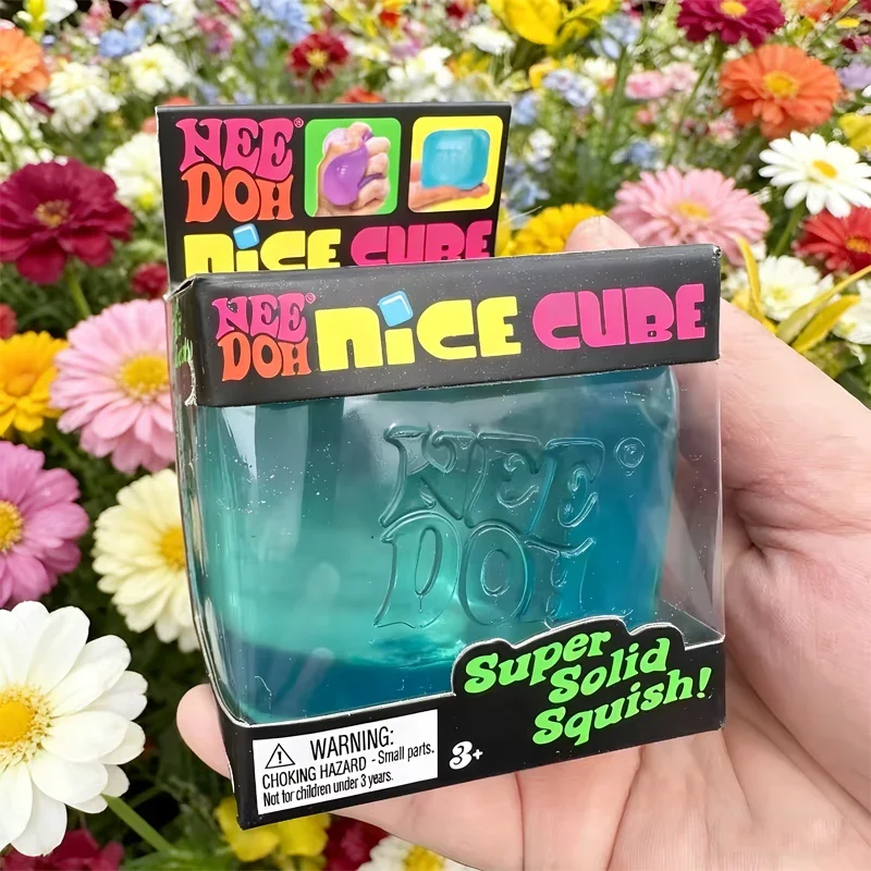 

A1 Needoh Nice Cube Sensory Stress Reliever Fidget Tool for Anxiety & Focus Desk Sensory Cube for Adults & Kids*-.