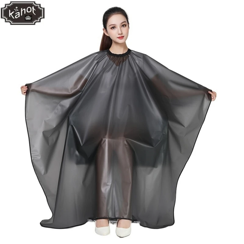 Barbershop Hairdresser Perm Dye Shawl Hair Salon Semi Transparent Waterproof Apron Thickened Cape Hairdressing Accessories