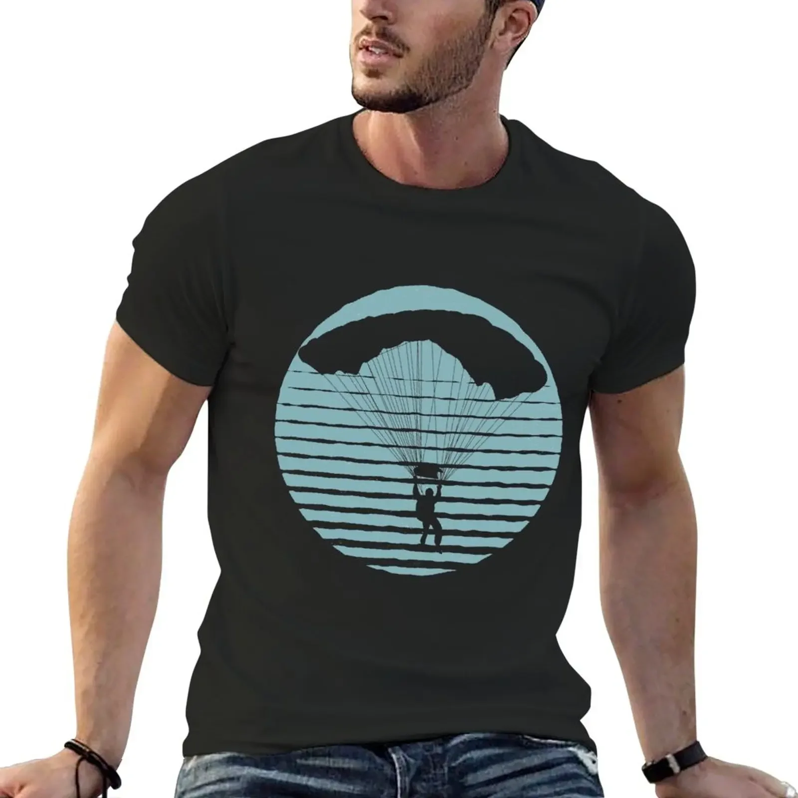 New Skydiving skydiving free-fall T-Shirt shirts graphic tee anime quick drying anime shirts men