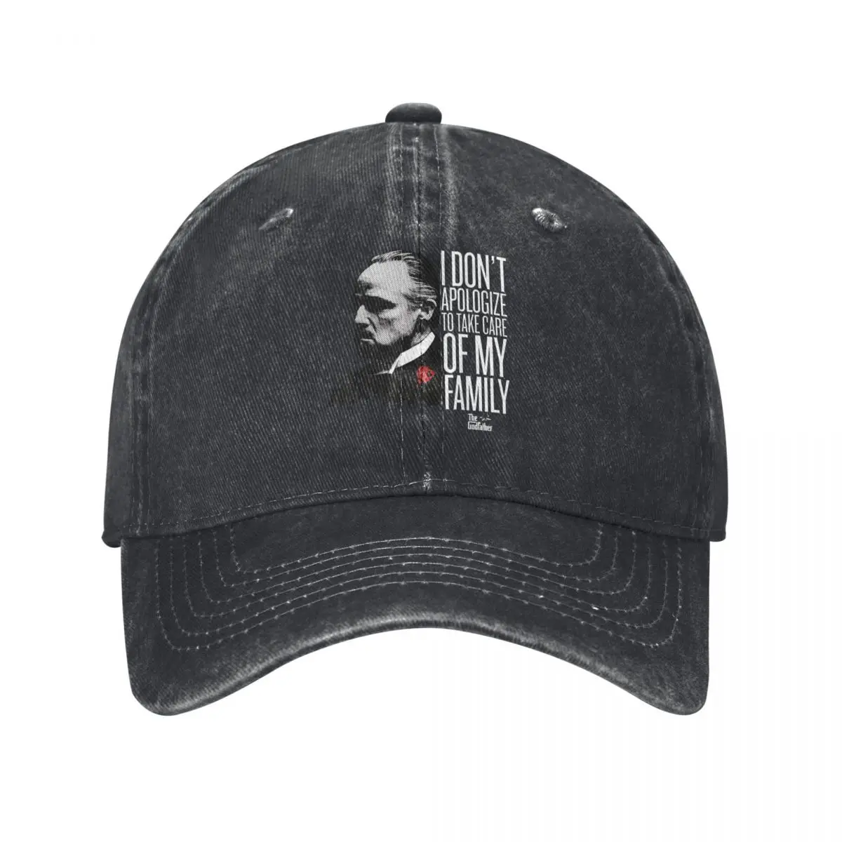 

Godfather Don Vito Corleone Movie Quote Baseball Cap Vintage Distressed Washed American Snapback Hat Unisex Outdoor Running Golf