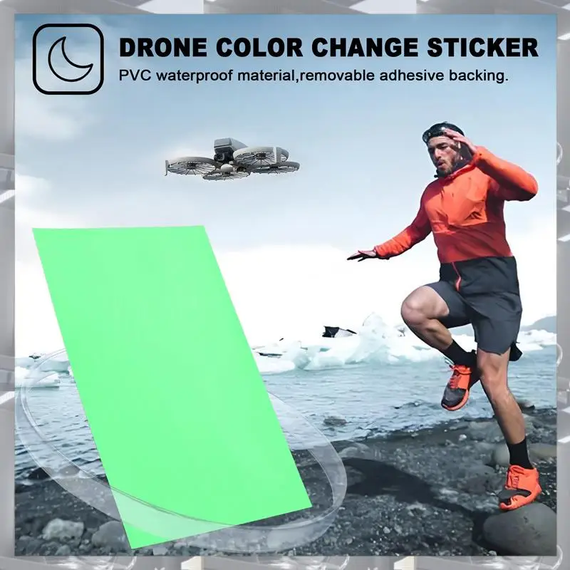 Hot Selling-Colorful Luminous Stickers For DJI Flip Waterproof Night Flight Warning Luminous Stickers Drone Color Change Sticker