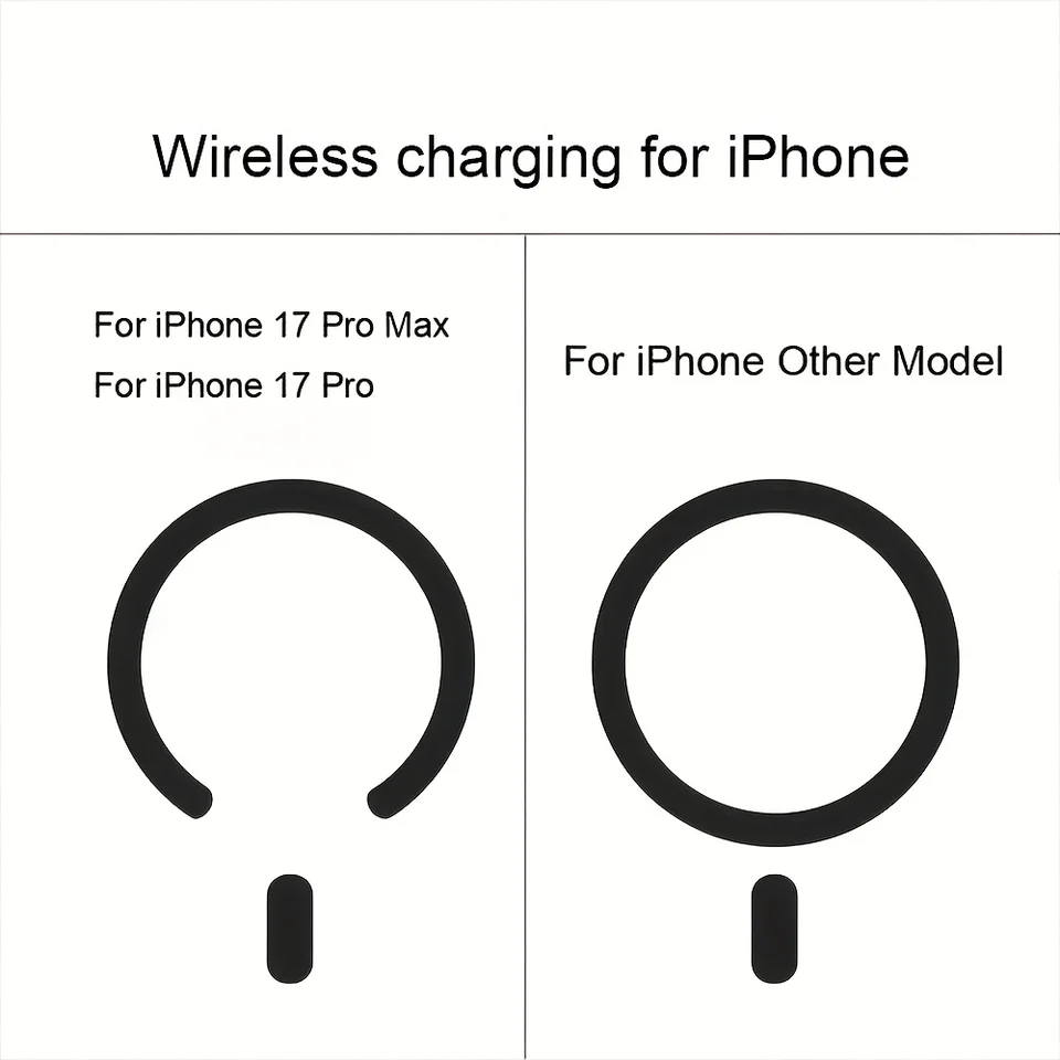 Funda de acrílico transparente para iPhone 17 Air, 16, 15, 14, Plus, 13, 12, 11, Pro Max, compatible con carga inalámbrica MagSafe 5