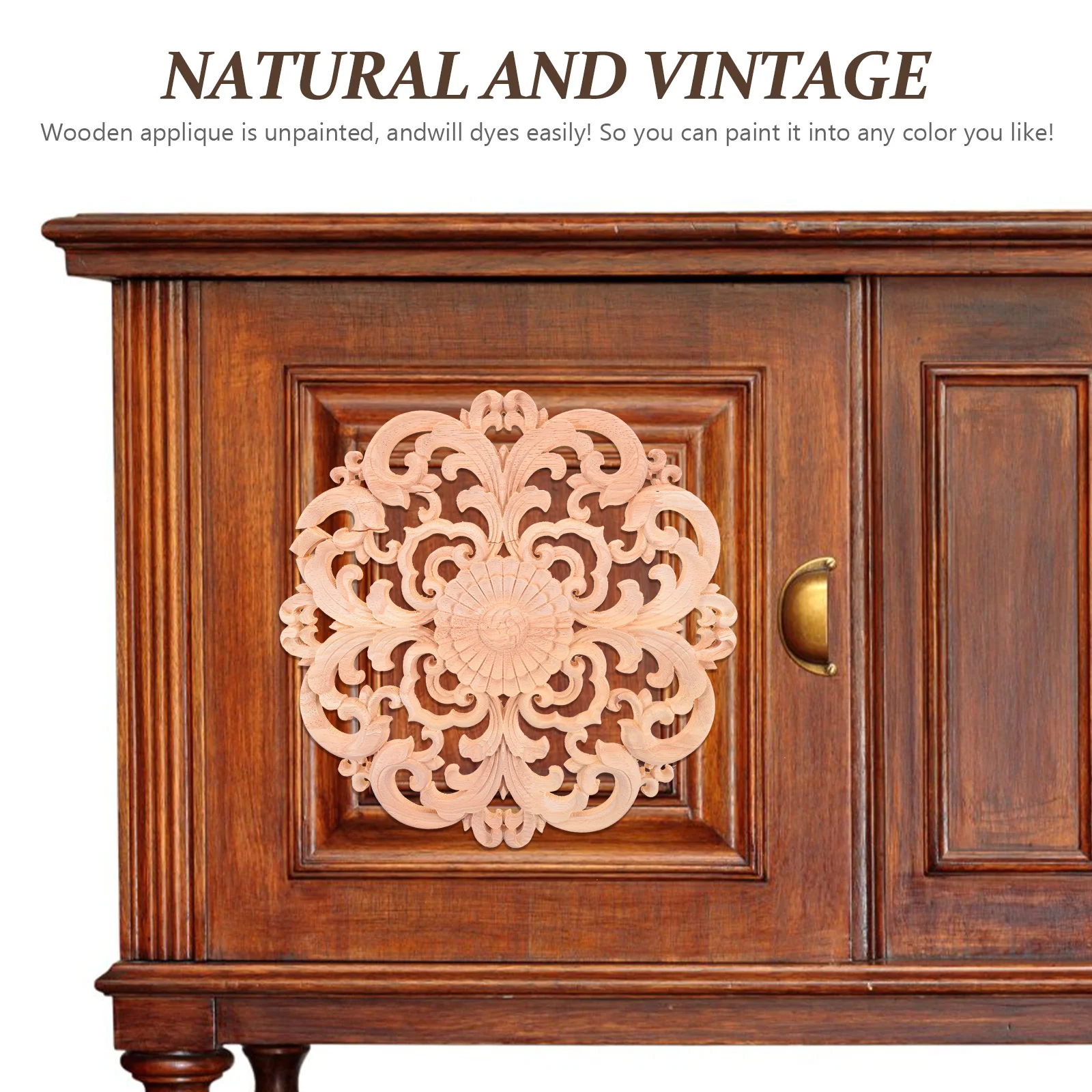 

Wood Carving Appliques for Furniture Walls Doors Unpainted Frames Vintage Home Craft Ornaments Unpainted Frames Art