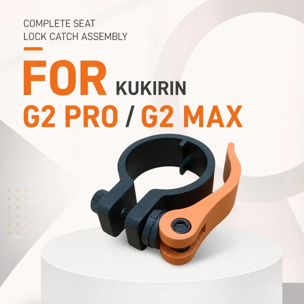 Complete Seat Lock Catch Assembly for Kukirin G2 Pro / G2 Max Scooter Seat Fixing Buckle Set Wholesale