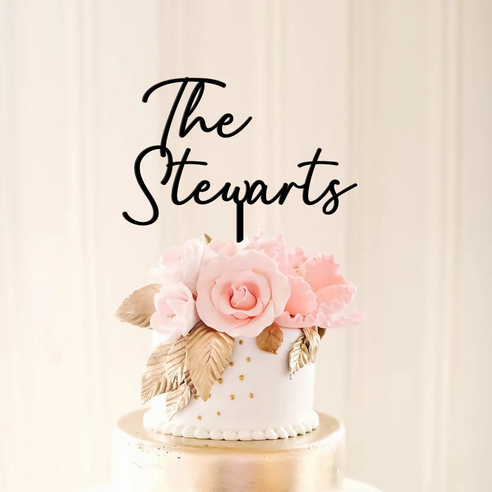 

Personalized Name Cake Topper, Acrylic Cake Topper Decorations, Custom Cake Topper birthday cakes, Wedding Cake Topper