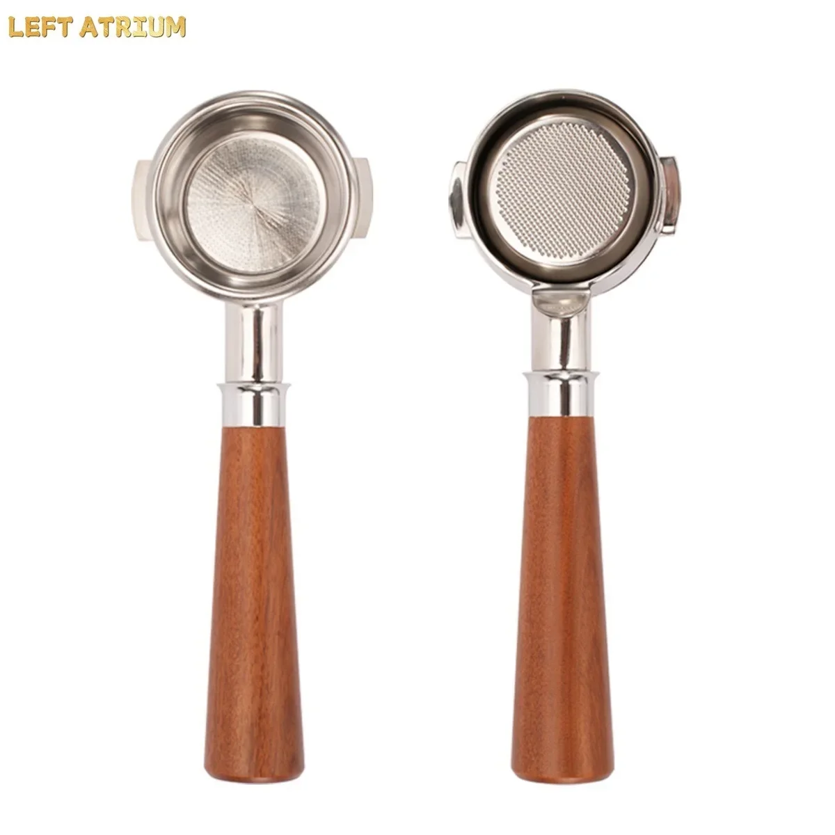 2 Ears 58mm Bottomless Portafilter With 2 Cup Basket For Expobar/ROCKET/FAEMA/RANCILIO E61 Coffee Handle Barista Tools