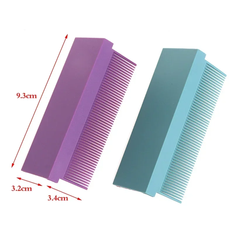 1pcs Barber Straightening Comb Attaches To Flat Iron For Low And High Temperature Hair Straightner DIY Hair Styling Tool Travel