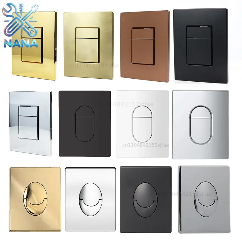 Dual Flush Push Button Plate Compatible with Grohe SKATE COSMOPOLITAN Arena Cosmopolitan Skate Air Toilet Accessory Wall Mounted