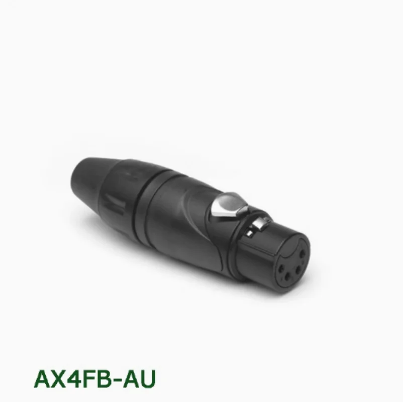 

5pcs AX4FB-AU quad core Canon NC4FXX microphone cable plug Canon female black gold