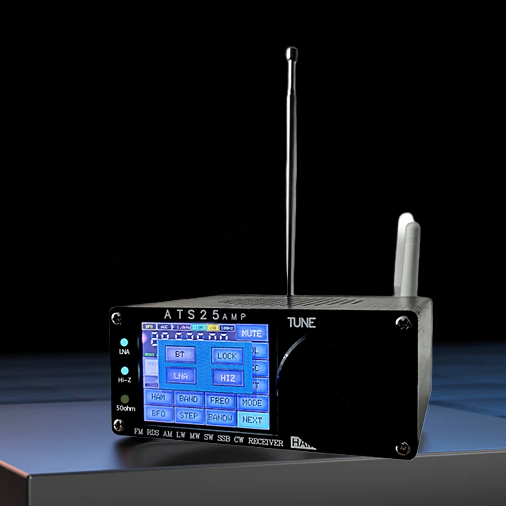 ATS25AMP Full-band Radio with Spectrum Scanning RDS All Band Radio Network WIFI Configuration DSP Receiver