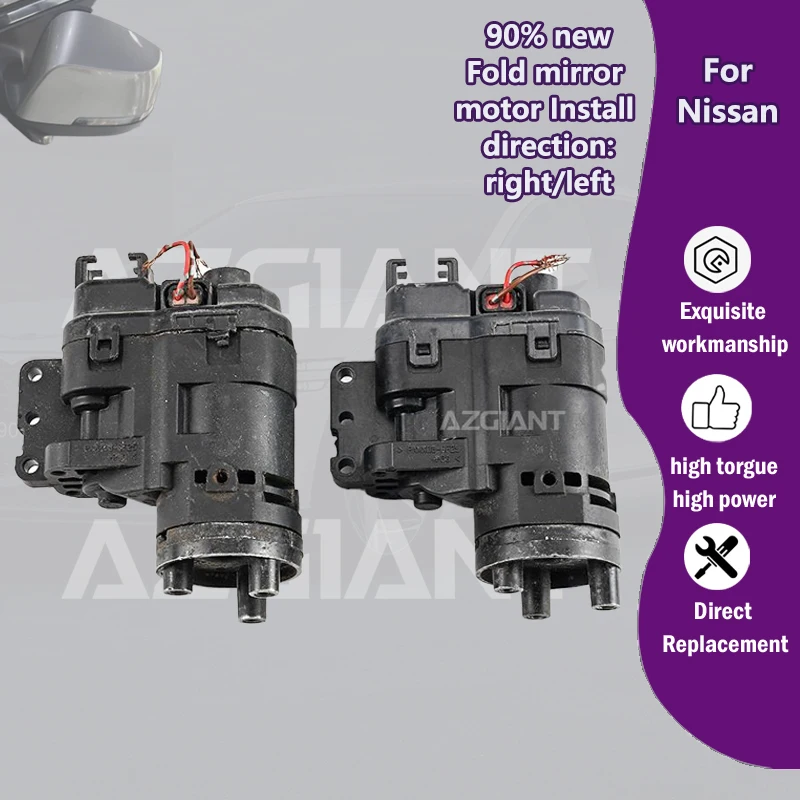 

AZGIANT For Nissan Sentra SYLPHY 2006-2014 Car Exterior Auxiliary power folding mirror R L 12V DC motor rétroviseur voiture
