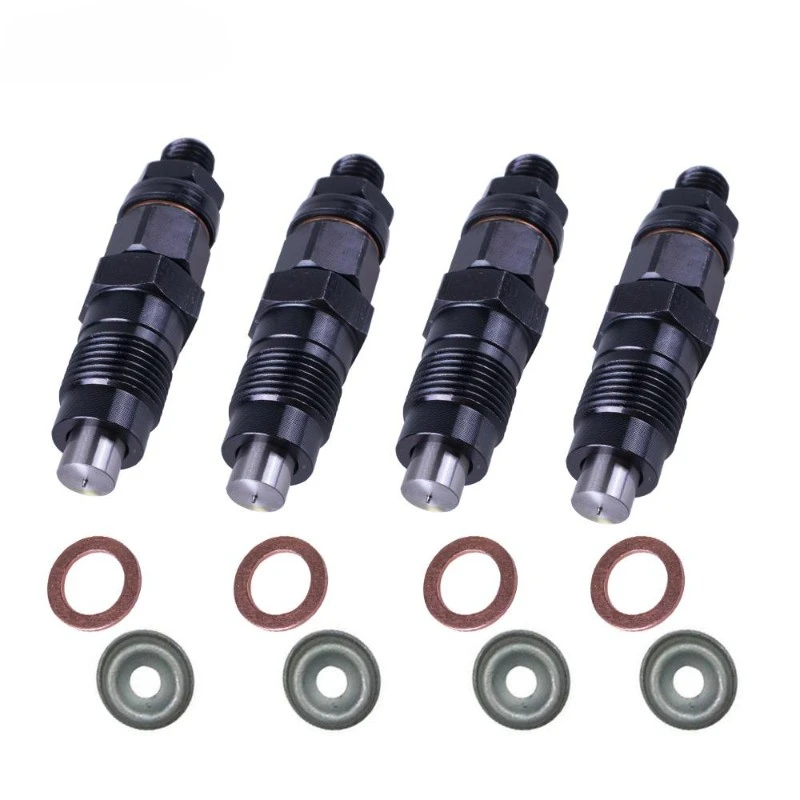 

XOJOX Excavator Parts For 4pcs Fuel Injectors 16600-43g23 1660043g23 Replacement For Nissan Navara Td27 D21 2.7l Diesel Auto