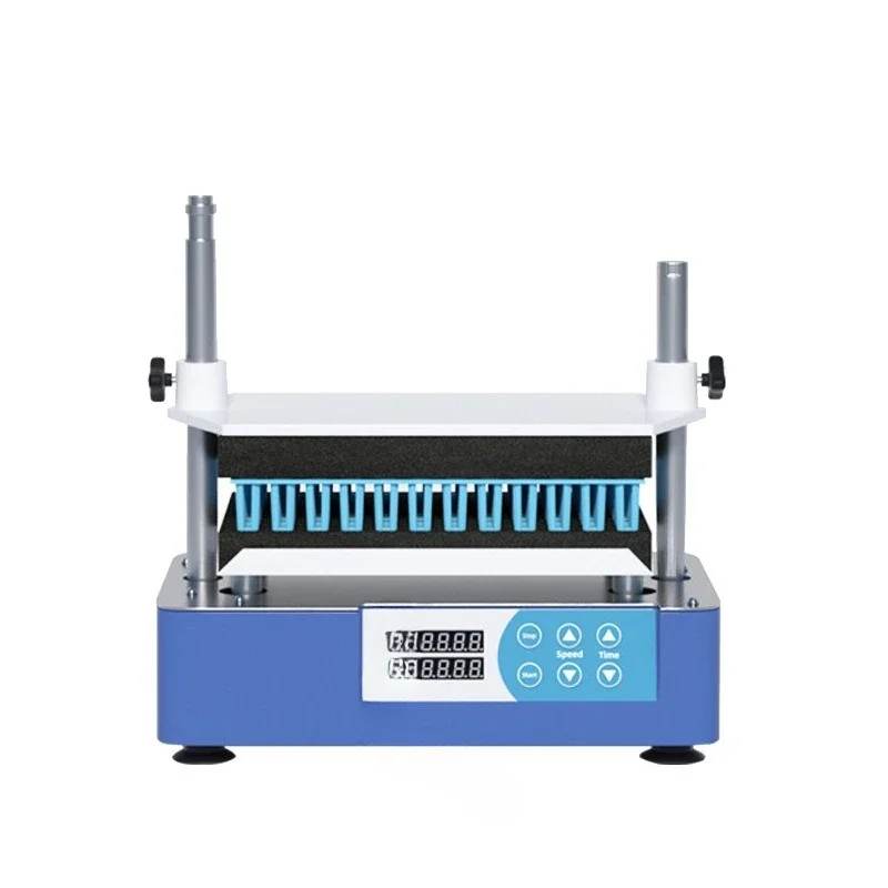 Multi-tube vortex mixer, laboratory multi-sample processing, vortex mixer, oscillator