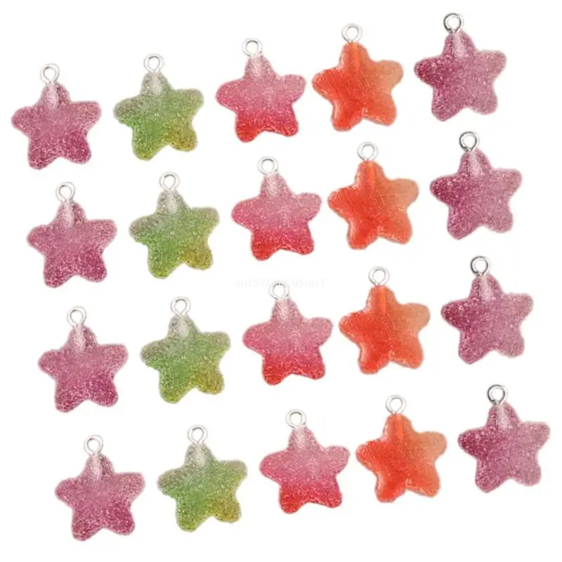 Pack of 20 Bear Heart Star Charm for Distinctive Jewelry Making Projects Dropship