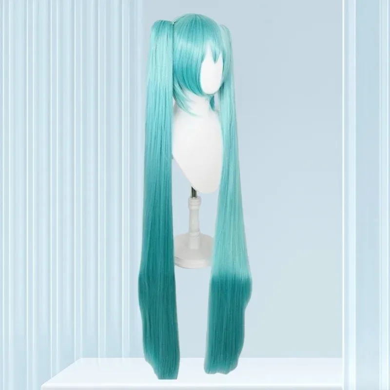 【1084Люди Коллекция】Парик Хацунэ Мику косплейWigVocAloidЗелено-синий ледяной синий Розовый МикуВысокотемпературное волокно
