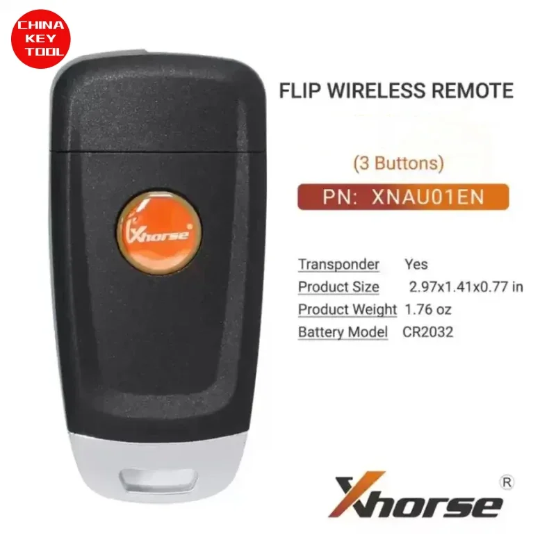 1PCS Xhorse Wireless Flip Remote Key For Hyundai Style 3 Buttons XNHY02EN