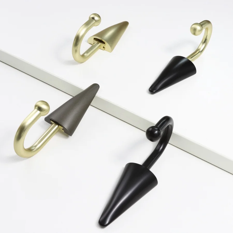 خطافات حائط من سبائك الزنك للحمام والمطبخ والمدخل والخزانة - تصميم موفر للمساحة يحمل المعاطف والمناشف وحقائب الظهر والقبعات والمفاتيح