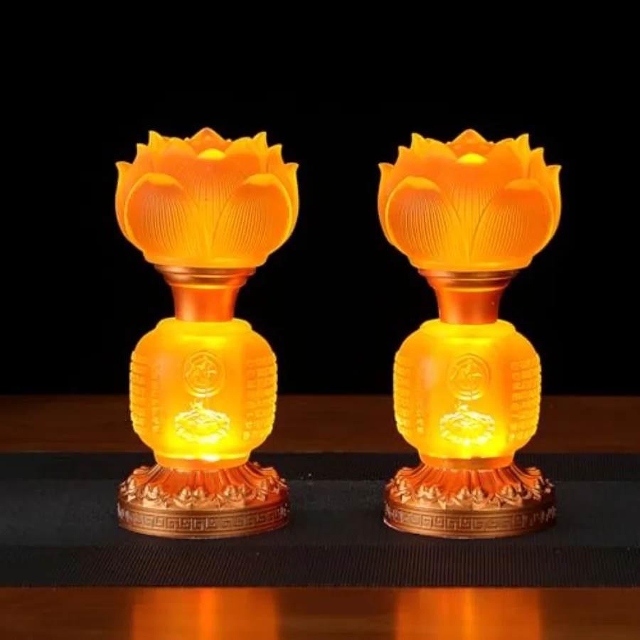 

Lotu Buddhit Lamp - Buddha Lamp Light r Buddhit Occaion upplie Meditation Buddhit Night-Light Dektop Home Decoration Figurine