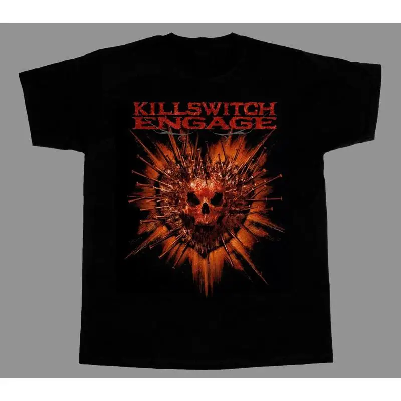 Vtg Killswitch Engage Album Heavy Cotton Black S 5XL T Shirt TR332