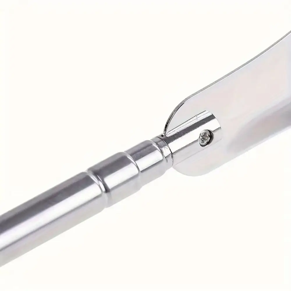 Stainless Steel Extendable Shoe Horn Ergonomic Adjustable Length Telescopic Shoehorn Flexible Design Durable