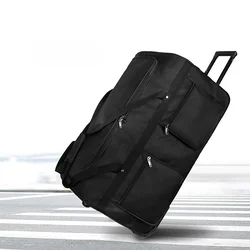 Men Travel Suitcase Trolley Bags Wheeled Bag Extra Large Oxford Waterproof Rolling Luggage Travel Handbag Totes With Wheels