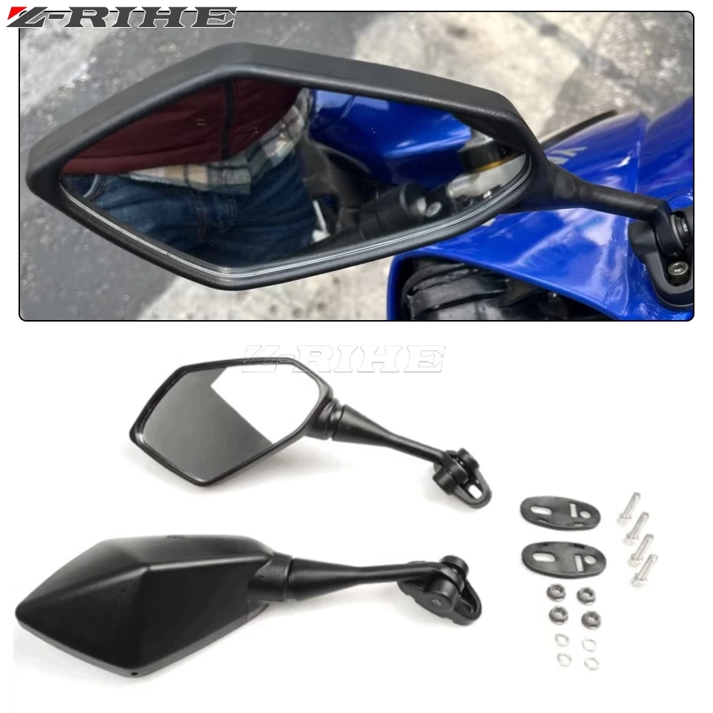 For Yamaha YZF R1 R6 R25 R15 R125 R3 R1S R1M FZ6R Mirrors Motorcycle Scooter Rear View Mirror For Honda CBR250R CBR 250 R 250R