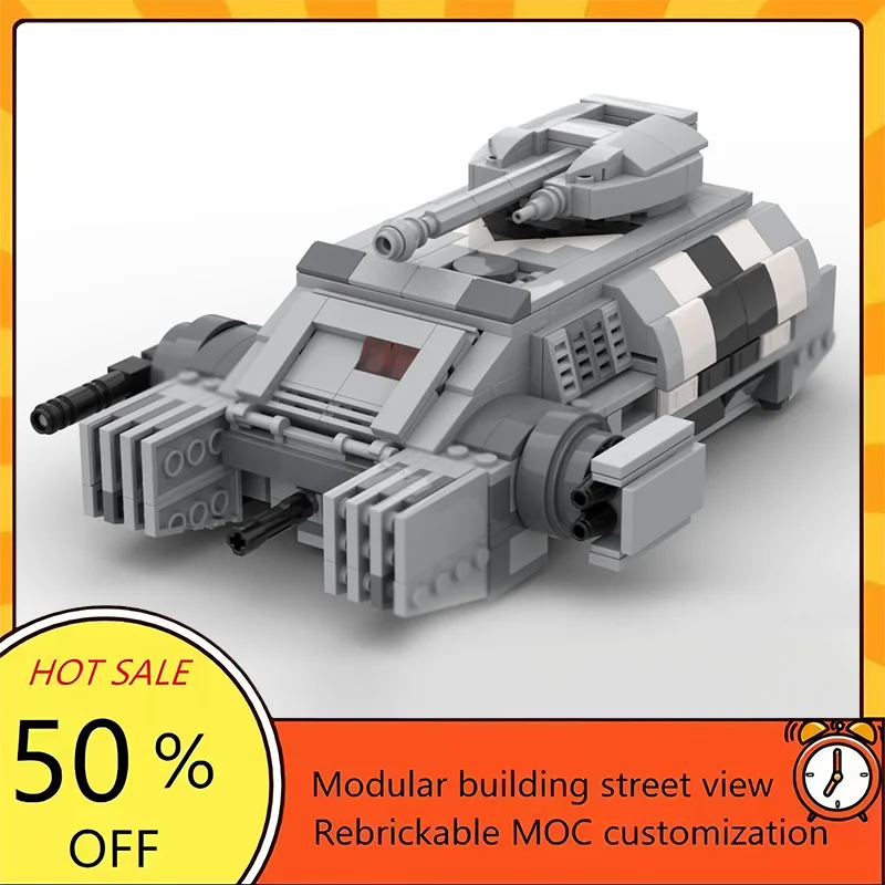

561PCS Popular Space War Movie Model MOC Building Bricks TX-230 Tank Modular Technology Gifts Holiday Assemble Children Toy Suit