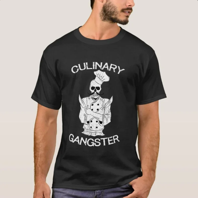 Culinary Gangster Chef Cook T-Shirt New 100% Cotton O-Neck Short Sleeve Summer Casual Mens T-shirt Size S-3XL