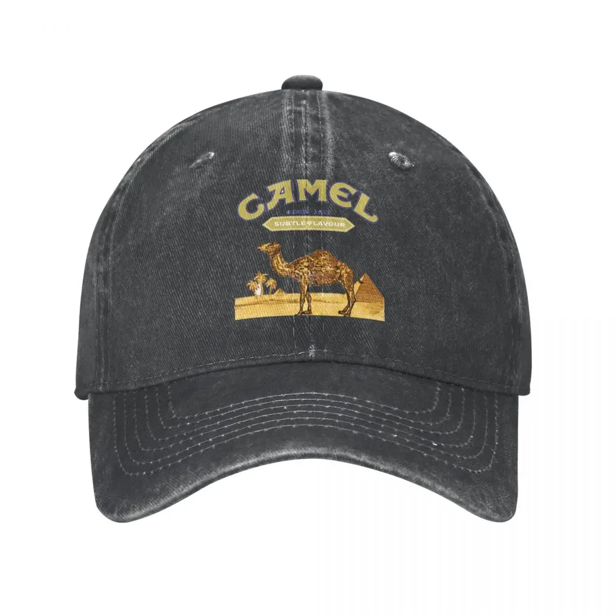 Camel Cigarettes Denim Baseball Cap Trending Women Unisex-Teen Custom Trucker Hat Spring Aesthetic Rock Breathable Baseball Caps