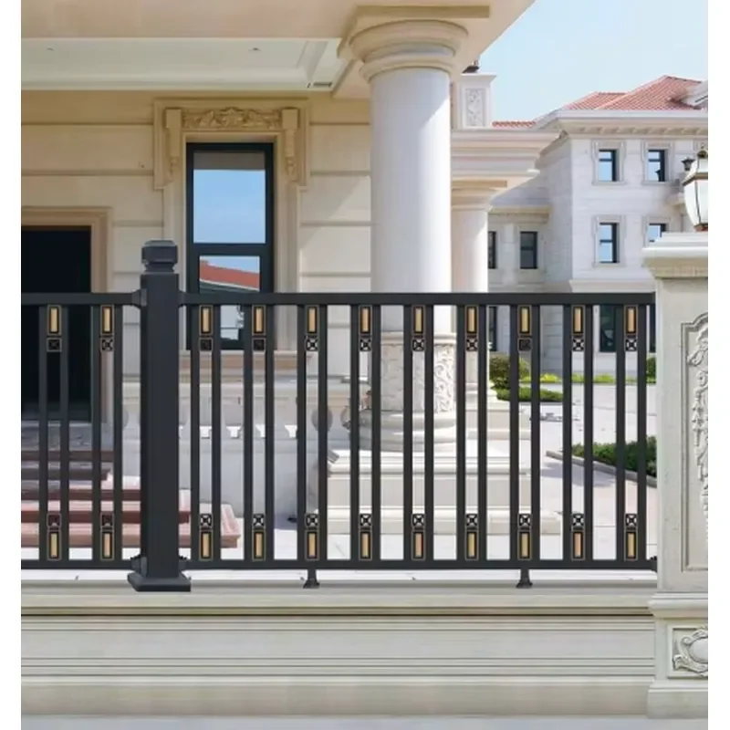 Premium Powder Coated Stainless Steel & Aluminum Balcony Railing for Modern Outdoor Garden Courtyard Use