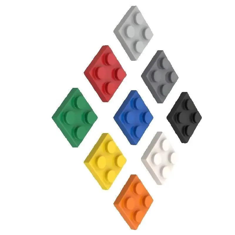 10PCS 3022 2x2 Basic Building Block Moc Loose Parts Compatible with Brick DIY Children's Toy Assembly Gift Storage