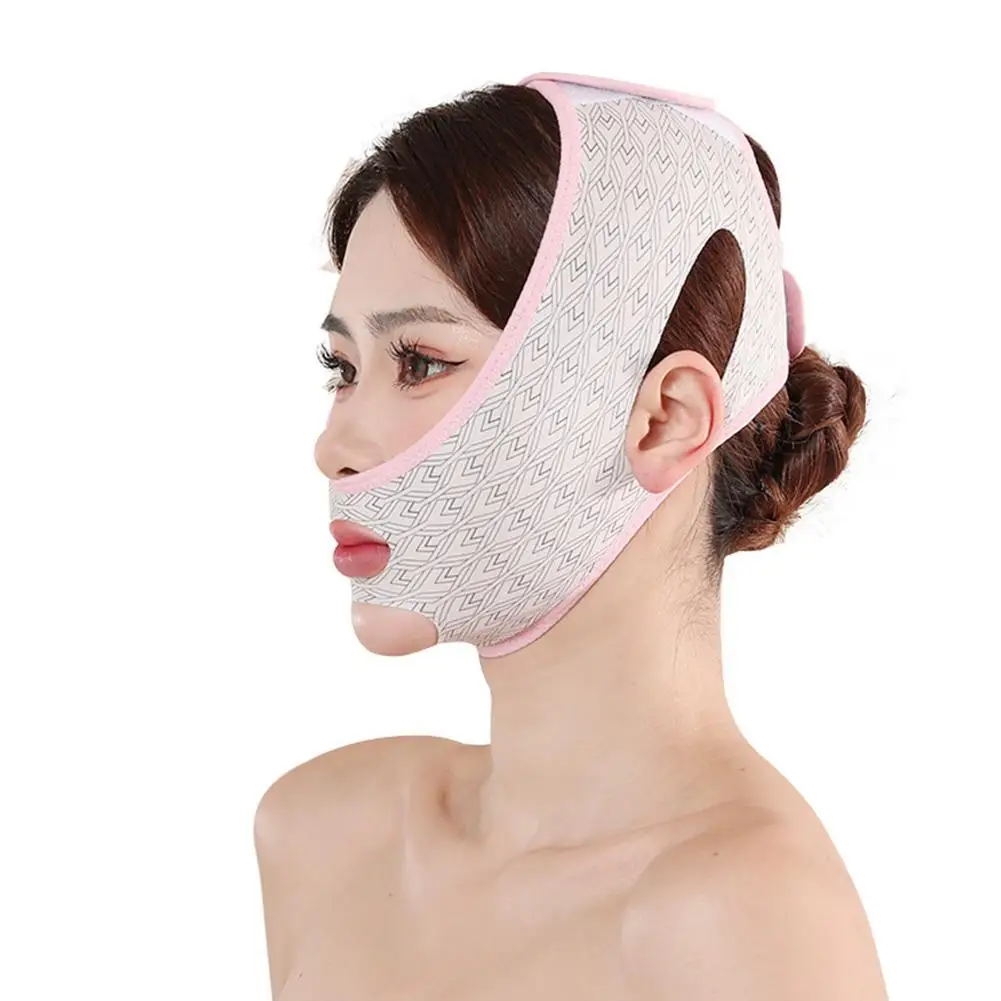 Facial Slimming Strap Face lift V Shaper Mask Bandage Elastic Beauty Face Sculpting Sleep Mask Double Chin Remover Lift Up Belt