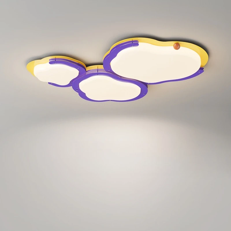 Living room ceiling light 2025 new creative color dopamine cloud study bedroom light hall main light