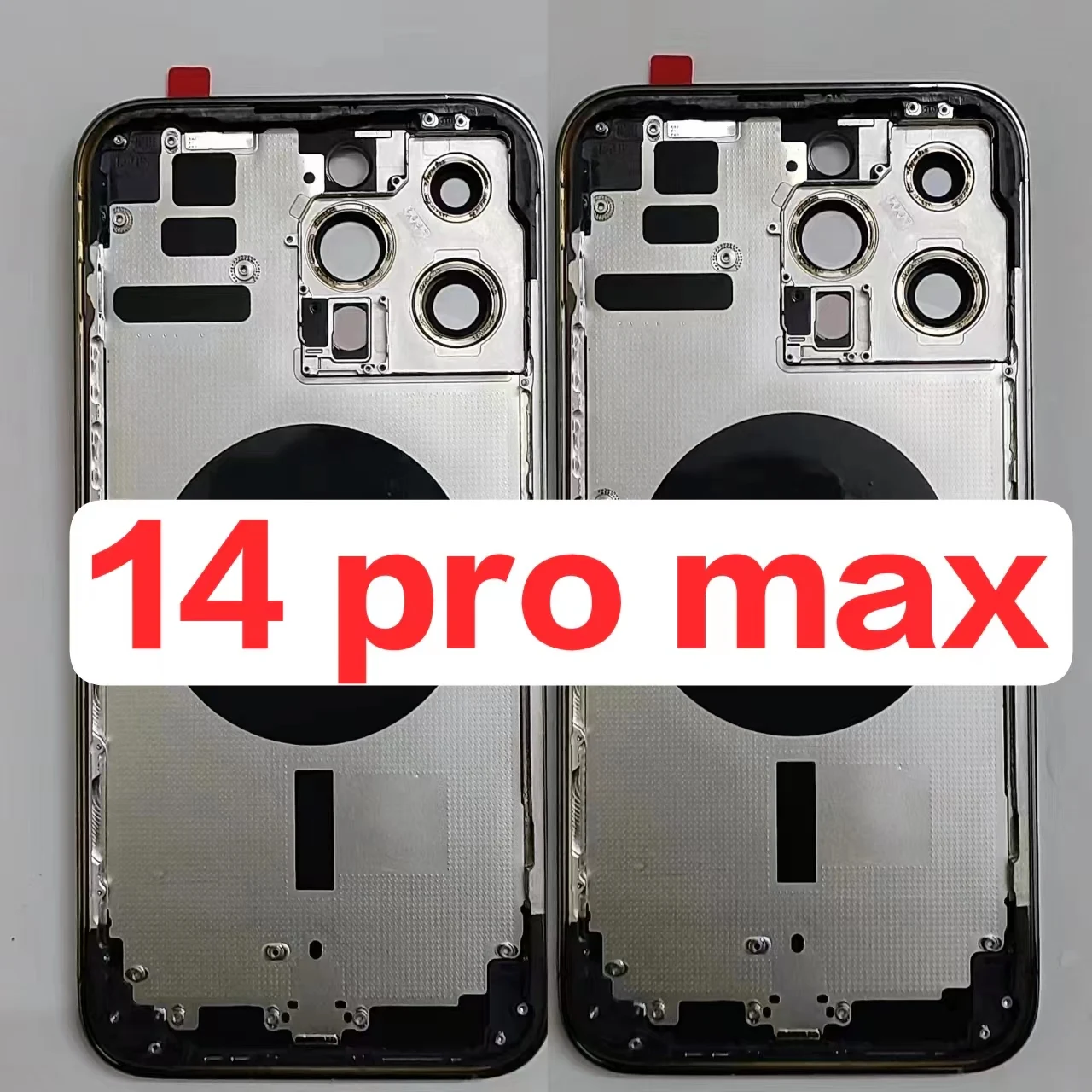 For iPhone 14 Pro Max OEM Back Housing Battery Cover+Middle Frame Chassis+with Side Buttons+SIM Tray+Tools Back Cover 14 pro max