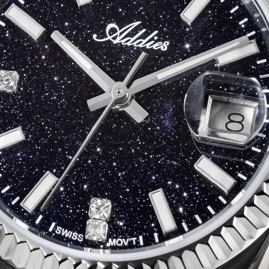 ADDIES Luxury Lady Watch Sapphire Glass BGW9 Luminous 50M Waterproof Women's Quartz Watch AW25912 Stainless Steel Wristwatches