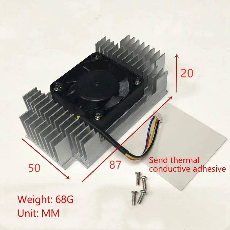 Wentylator chłodzący do płytki rozwojowej Jetson TX2/AGX Xavier/Nano/NX Akcesoria Wentylator radiatora