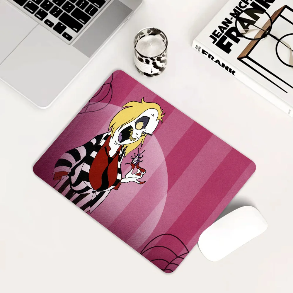 Beetle juice Handbook Mousepad Custom Skin Desktop Desk Mat Kawaii Gaming Accessories Students Writing Pad Padmouse Desk