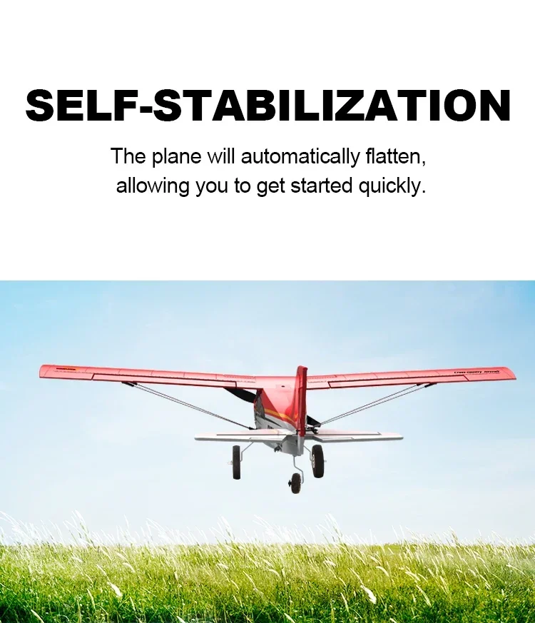 Qidi560 RC Flugzeug Moore M7 Off-road 4CH Fernbedienung Flugzeug Bürstenlosen Starrflügel Flugzeug Modell EPP Schaum Spielzeug für Kinder – Detail 14