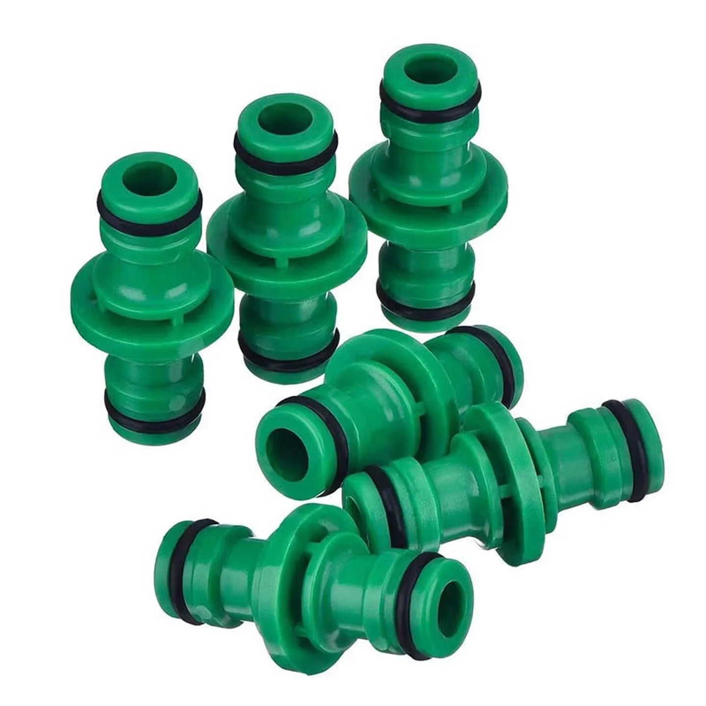 5 Pcs Garden Hose Quick Connectors 1/2 Inch - Universal Water Tube Joiner Repair Coupling Kit for Homebrew Garden Irrigation