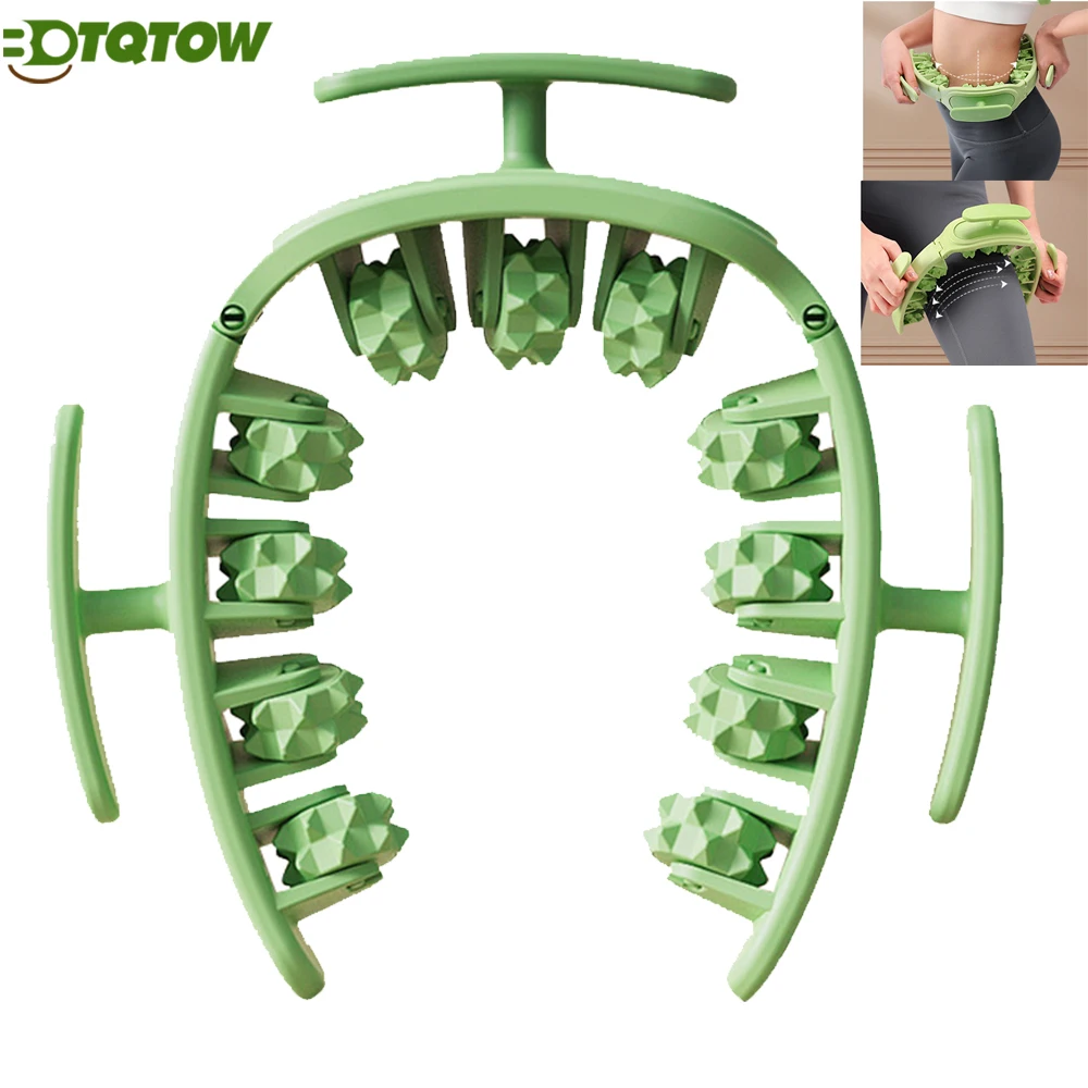 

Manual Cellulite Massage Roller for Legs Buttocks-Deep Tissue Lymphatic Drainage Massager,Fascia Blaster Tool for Body Sculpting