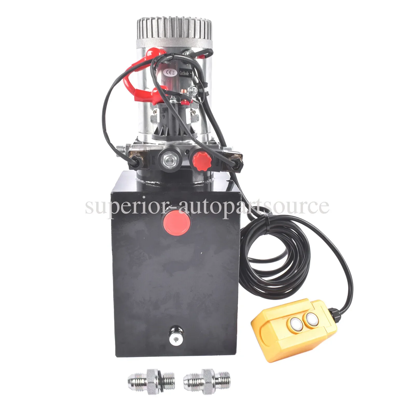 AP03 8 كوارت مضخة هيدروليكية مزدوجة التمثيل مقطورة تفريغ 12 فولت تيار مستمر وحدة الطاقة 3200 رطل لكل بوصة مربعة ماكس