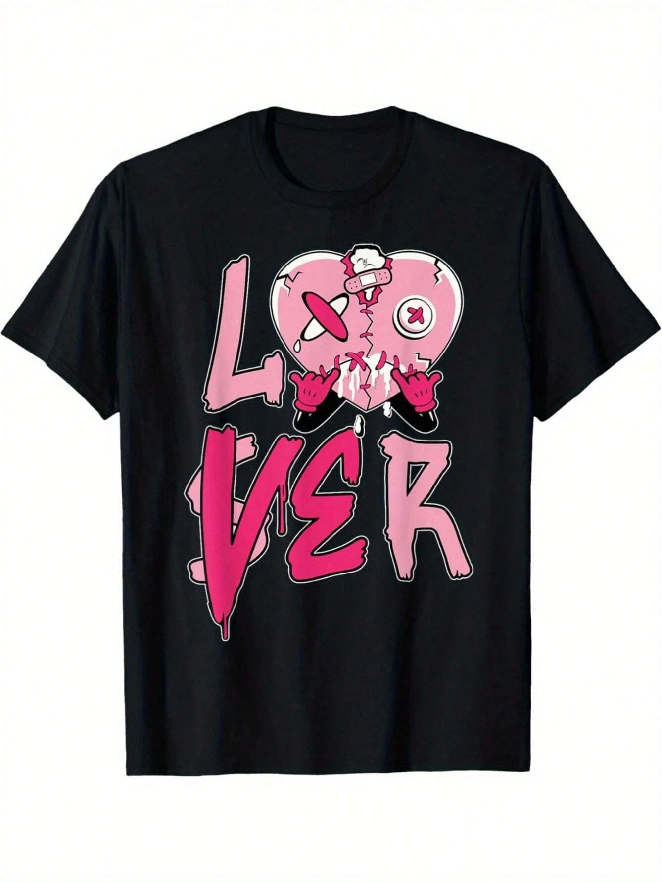 

Men Women Holiday Gifts For Christmas Halloween Valentines Day Classic Round Neck Durable Fabric For Summer Cotton T-Shirt